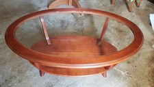 Table basse salon merisier - table,
