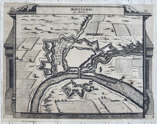 Gravure carte plan pieter - gravure,