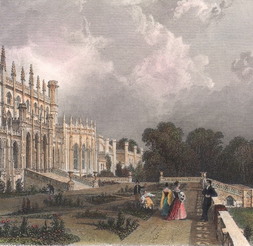 1845 gravure aquarellée - 1845,