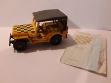 Solido, 1/43, Jeep jaune