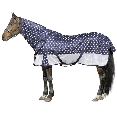 Euroriding fly rug - , blue