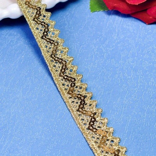 Bordure dentelle sequin - dentelle,
