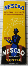 Plaque émaillée    NESCAO  NESTLE