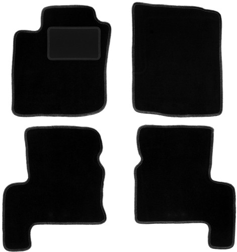 Tapis sol velours noir - de,