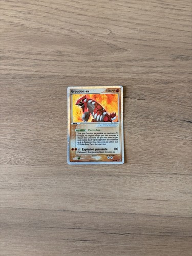 Carte pokémon groudon - pokémon, 🇫🇷groudon