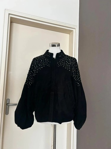 Veste oversize daim cuir - oversize,