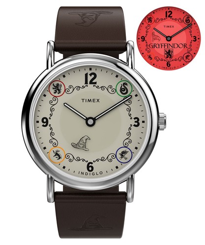 Timex montre marron analogique - marron,