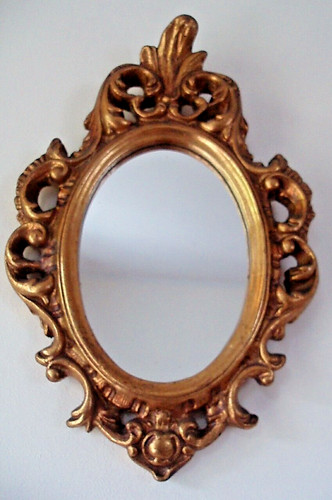 Petit miroir ovale - petit, style