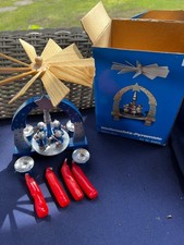 weihnachts pyramide Blue