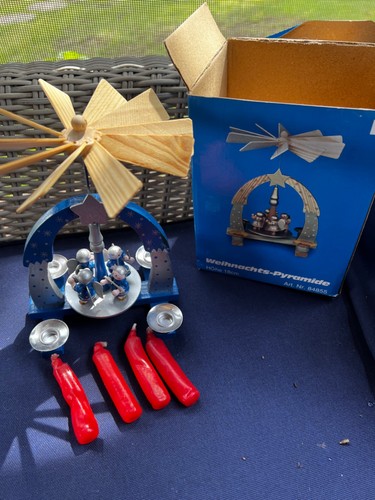Weihnachts pyramide blue - weihnachts,