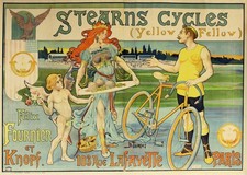 Vintage Stearns Vélos Art