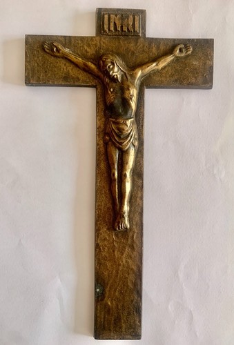 Crucifix christ bronze - christ,