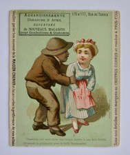 MAISON CHENIER, chromo ancien au bon marché du temple, maison chenier, rare .