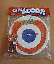 Jeu de Fléchettes Publicitaire ESSO / Cible Décor / 34 cm / Sous Blister