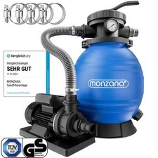 Pompe Piscine Filtre à Sable Système de Filtration Nettoyage 7 Fonctions Eau Fr