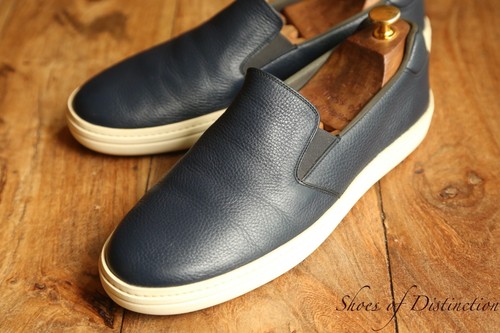 Mocassins baskets bleu marine