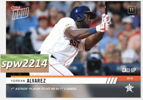 2019 topps now yordan - topps, alvarez