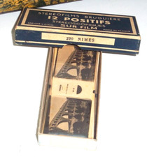 STEREOFILMS BRUGUIERE 220  : BOÎTE DE 12 POSITIFS  :  NIMES