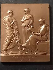 Médaille Plaque Bronze 1858 2008  Association generale des Médecins de France 