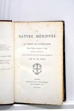 LIVRE ANCIEN SATYRE SELON EDITION PRINCEPS 1594 ILLUSTRATION 1876