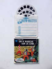 View-master disque disk disque 543 : Tintin on a marché sur la lune