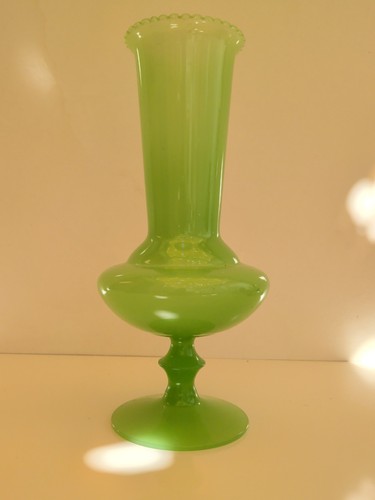 Vase opaline vert - vase,