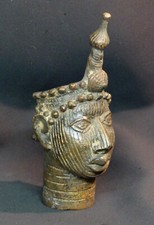 A1 Art Africain Tête  bronze