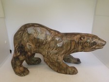 OURS GRIZZLY EN BRONZE SIGNE P CHENET