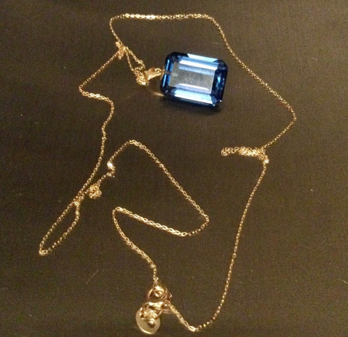 Jaune carats collier - 18, carats-collier