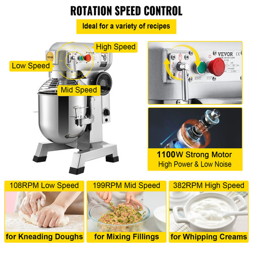 Vevor robot pâtissier - vevor,