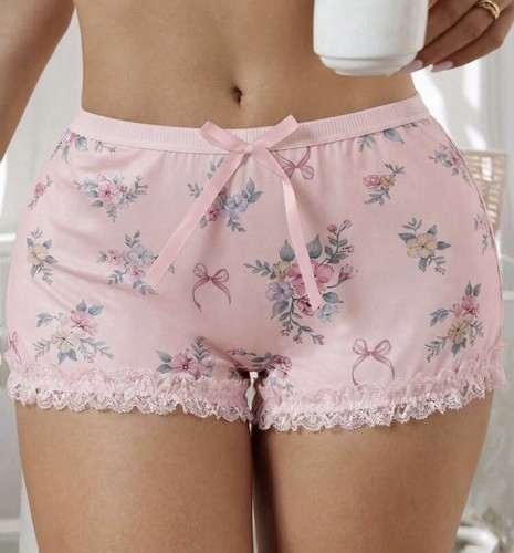 Floral ruffles satiny silky - ruffles,