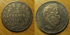Louis-Philippe Ier - 5 francs 1847 BB