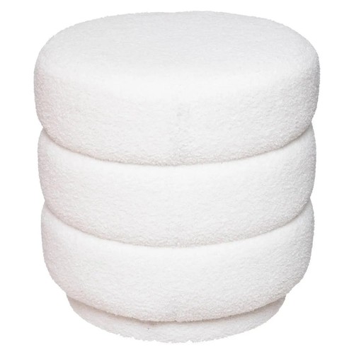Pouf bouclette design - pouf,