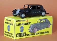 Car-Horse Citroen Traction 11 bl gang des traction style Dinky fin CIJ JRD