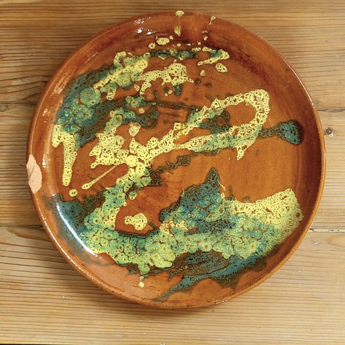 Assiette terre cuite - assiette, en