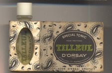 TILLEUL d'ORSAY spécial tonic 7,5 ml pleine sur carte. Ancien et rare