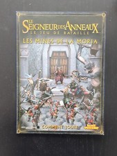 livre games workshop les mines de la moria - le seigneur des anneaux - le jeu