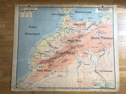 Carte scolaire vidal lablache - scolaire,