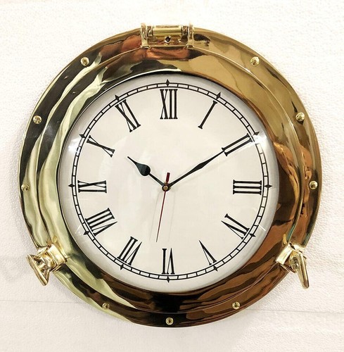 Horloge hublot laiton ancienne