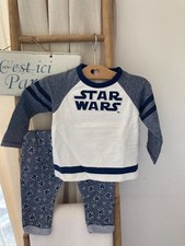 725⚜️ Ensemble Jogging Bébé Orchestra Star Wars 12 Mois Neuf Avec Étiquette