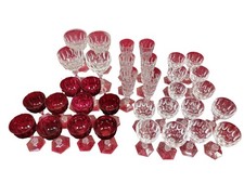 SERVICE DE VERRES. LOT DE 24