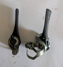 Manettes leviers dérailleur vélo vintage SIMPLEX fixation cadre et collier