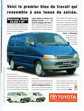 Publicité Advertising 068  1995   fourgon Toyota Hiace  td