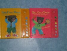 PETIT OURS BRUN..LOT DE 2 LIVRES MUSICALES