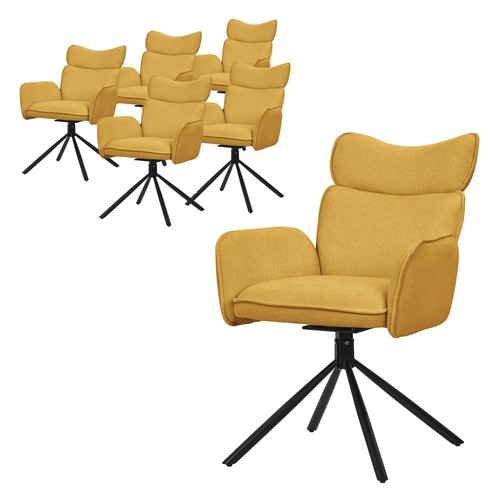 Lot chaises pivotantes - lot, 6