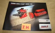 48 pages Brochure CASE IH Gamme Axial Flow 230 no Tracteur Fiat Someca Lanz SFV