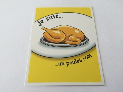 Carte suis poulet - suis, un