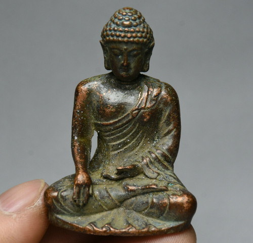 5cm old tibet temple - tibet, bronze