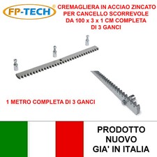 Étagère Grille 1 Mètre Acier Galvanisé Moteur Portail Coulissant + 3 Crochets