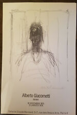 Giacometti Alberto Affiche impression 1975 dessins